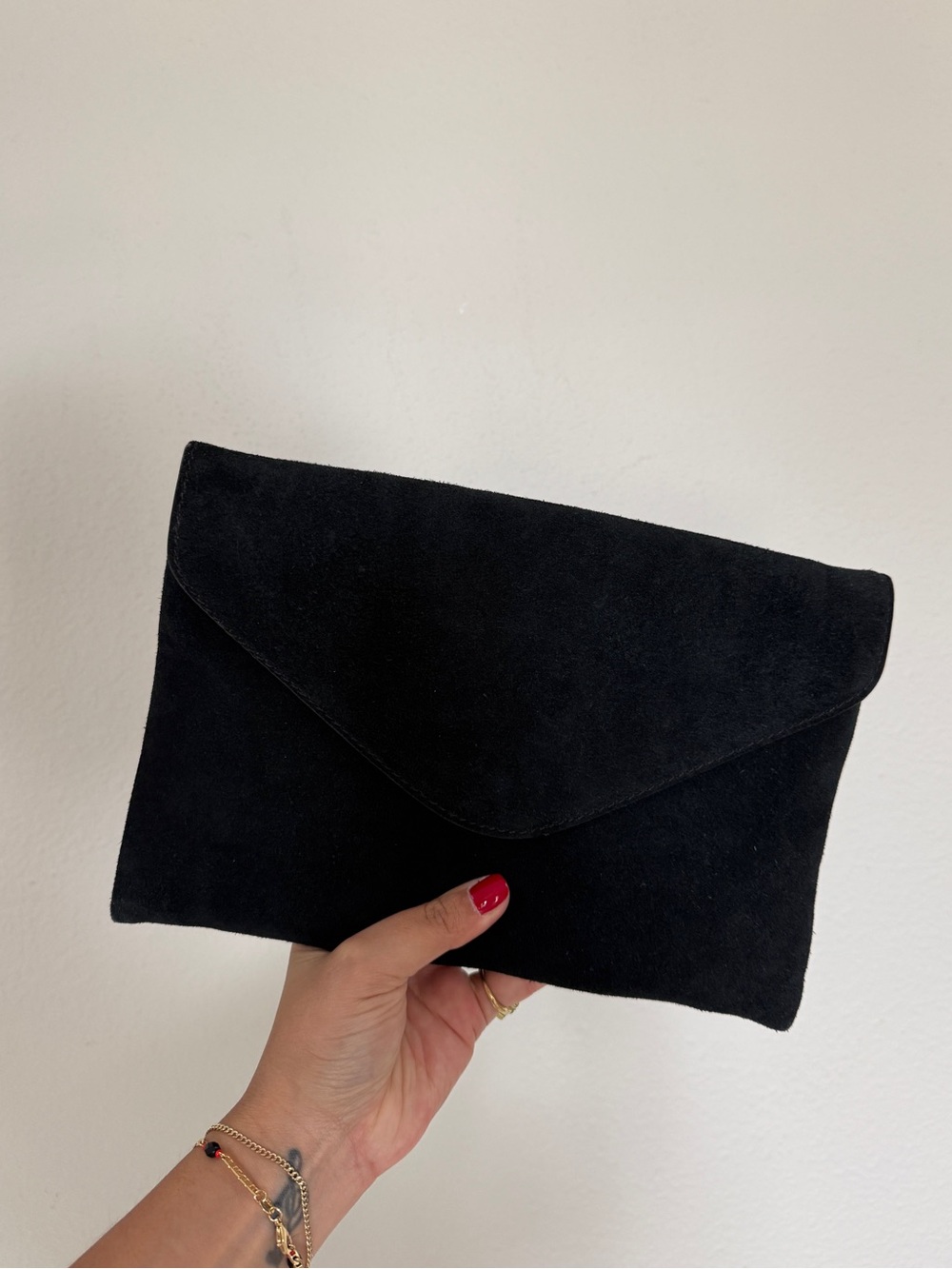 100% Leather J Crew Pouch Bag